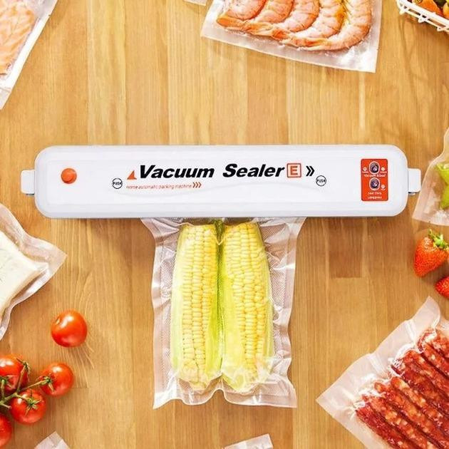 Вакууматор с пакетами Vacuum Sealer E ZWPA-001-orange 90 Вт оранжевый Київ - зображення 3