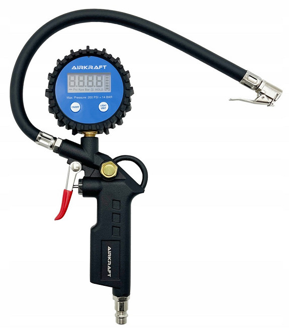 Пистолет для подкачки колес с цифровым манометром 14 бар AIRKRAFT STG-05D Харків - зображення 3