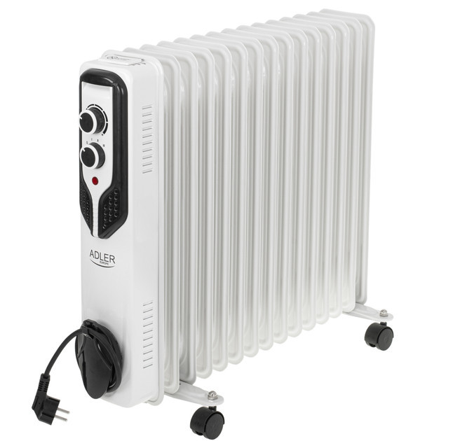 Масляный радиатор Adler AD-7819 15 ребер 2500 Вт Київ - зображення 1