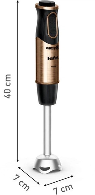 Блендер погружной Tefal QUICKCHEF HB656G10 1000 Вт золотистый Київ - зображення 4