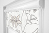 Рулонна штора Rolets Квіти 2-52731-2000 200x170 см закритого типу Біла Київ