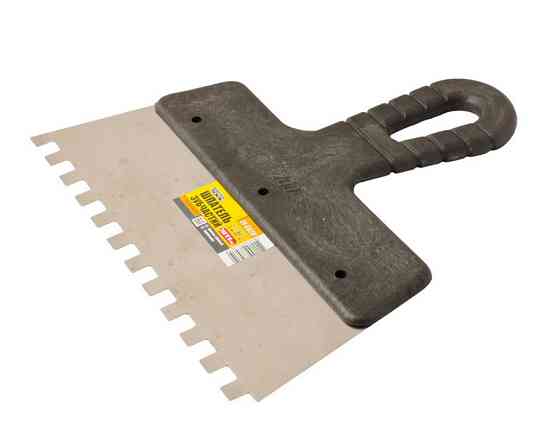 Шпатель зубчатый MASTERTOOL 200х8х8 мм 19-6820 Харьков