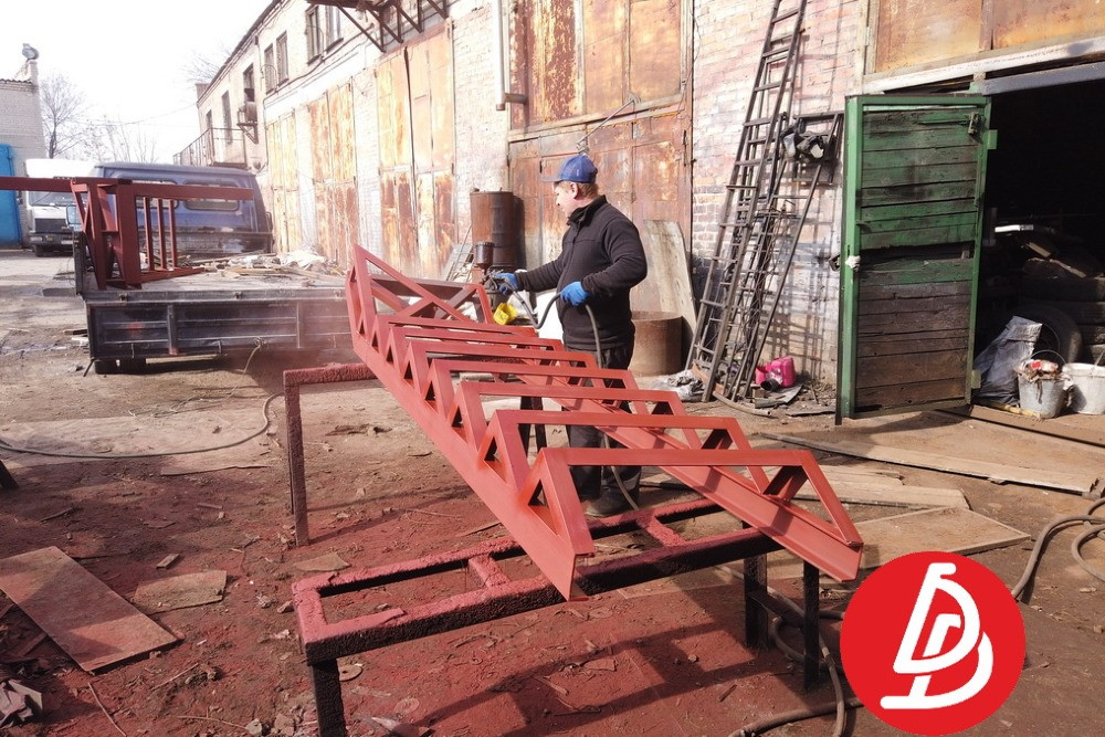 Каркас лестницы на второй этаж."Броневик" Днепр Дніпро - зображення 8