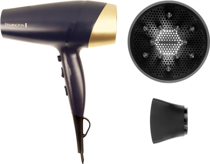 Фен Remington Sapphire Luxe Hairdryer D5805 2200 Вт синий Київ - зображення 1
