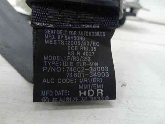 Ремень безопасности передний левый SsangYong Korando 2010-2019 7460234003 (Арт. 61038) Київ