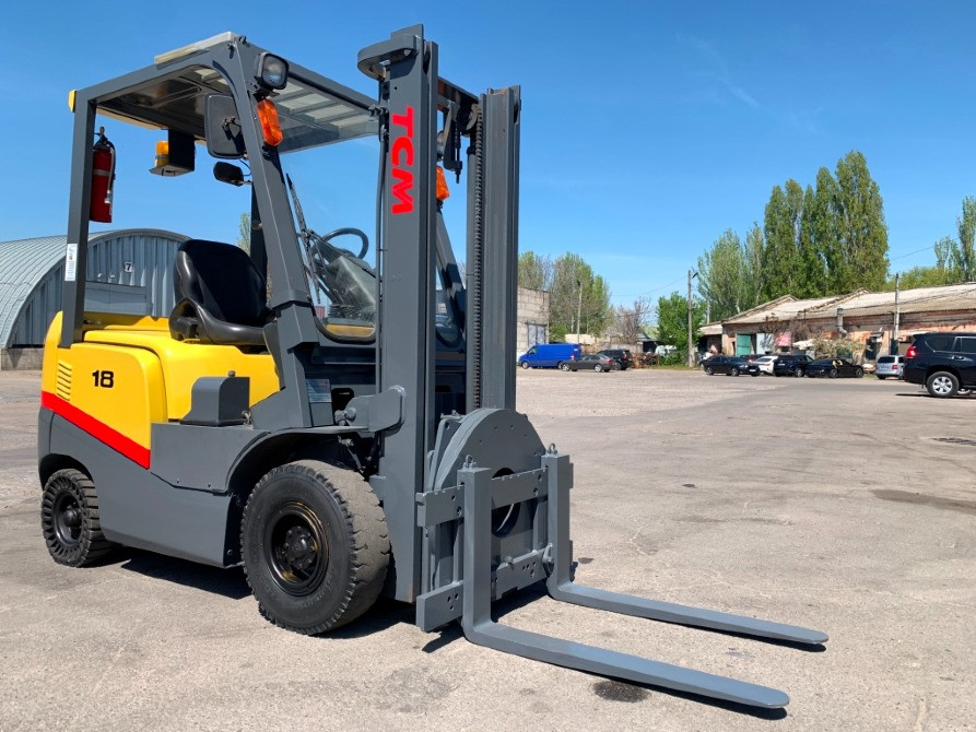 Вилочный дизельный автопогрузчик TCM (Nissan) с ротатором, кабиной и печкой. 2017 года Днепр - изображение 6