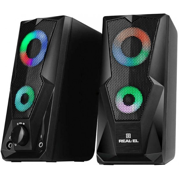 Акустична система REAL-EL S-111 Black (EL121100010) (Код товару:28868) Харків - зображення 1