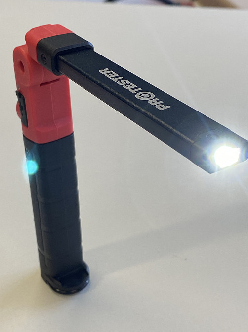 Фонарь светодиодный на магните складной (COB) MINI (Made in GERMANY) PROTESTER L-0502W Харьков - изображение 2