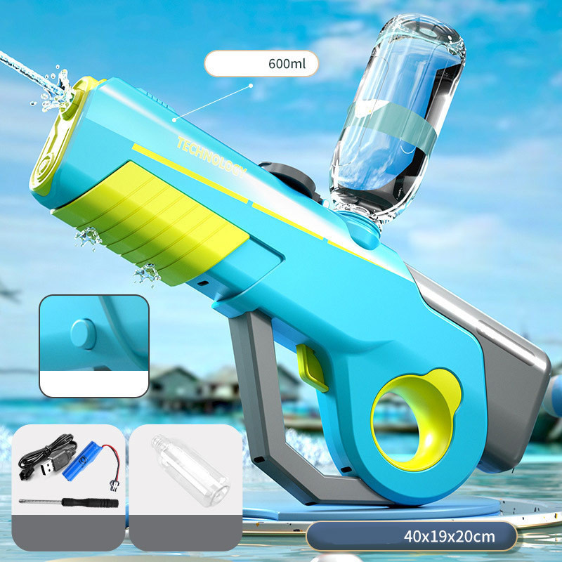 Водный аккумуляторный автомат Water Gun 8002C (600ml) with lithium battery Херсон - зображення 2