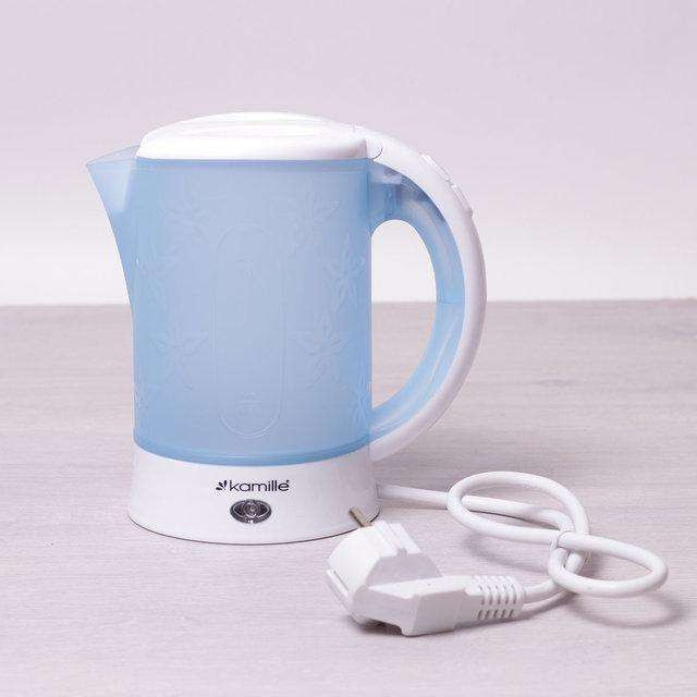 Чайник электрический 0.6 л Kamille KM-1718-B Київ - зображення 2