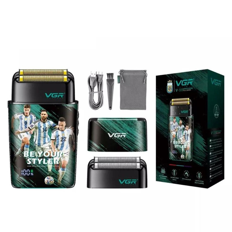 Электробритва VGR V-309 черная Київ - зображення 1