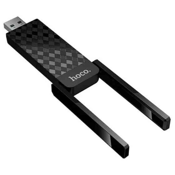 Wi-Fi адаптер Hoco HI34 WiFi6 Black (Код товару:42540) Харьков