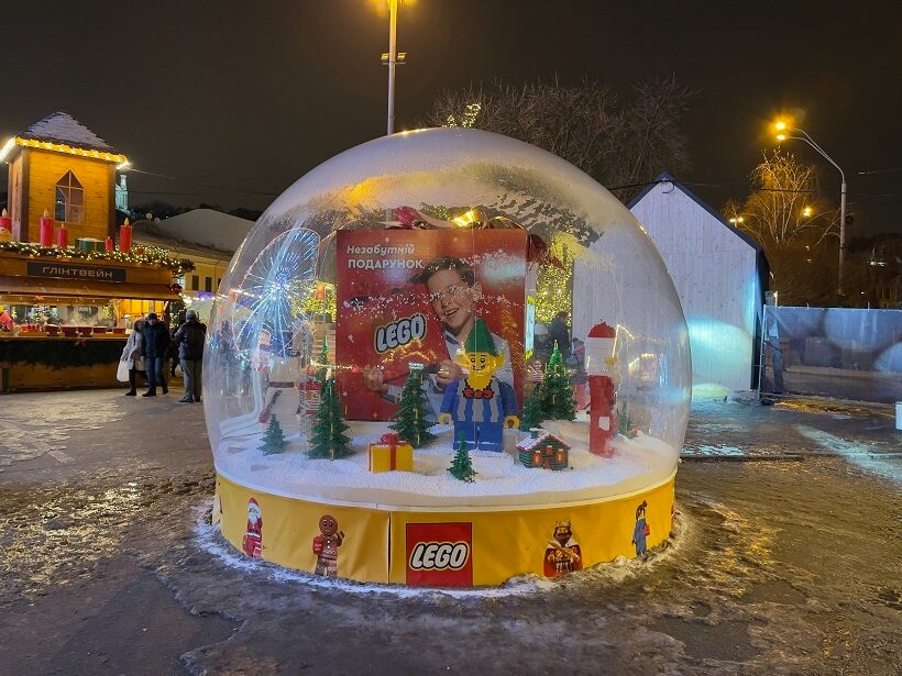 Шоу куля новорічна фотозона Київ - зображення 7