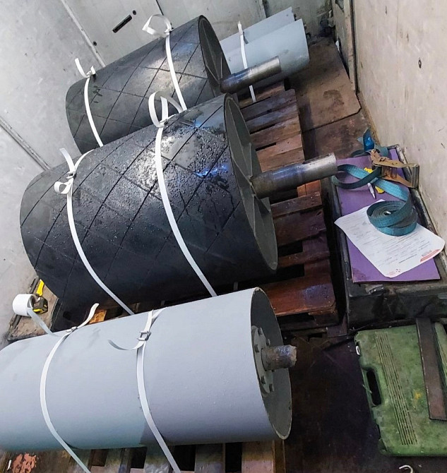 Натяжные станции и приводные на ленточный транспортер , барабаны Київ - зображення 3