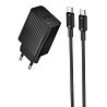 СЗУ Borofone BAS76A Source PD30W+QC3.0 (1USB-A/1C) + кабель Type-C to Type-C Херсон