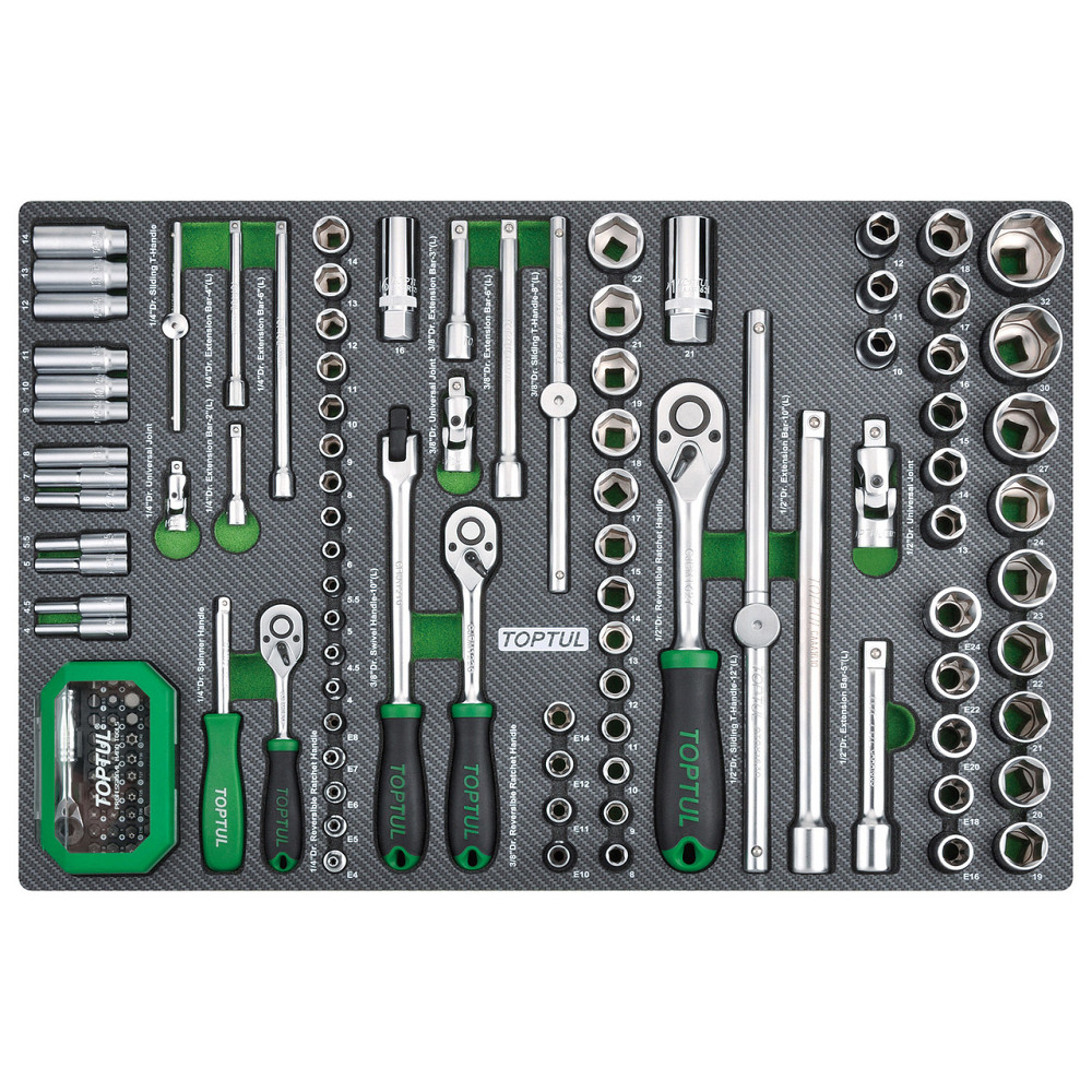 Тележка с инструментом (BUMPER SERIES) 7 секций 340ед. серый TOPTUL GE-34029 Харків - зображення 9