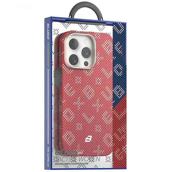TPU+PC чехол Blueo Gilded Tactile Woven with Magnetic Fit для Apple iPhone 15 Pro Max (6.7") Херсон