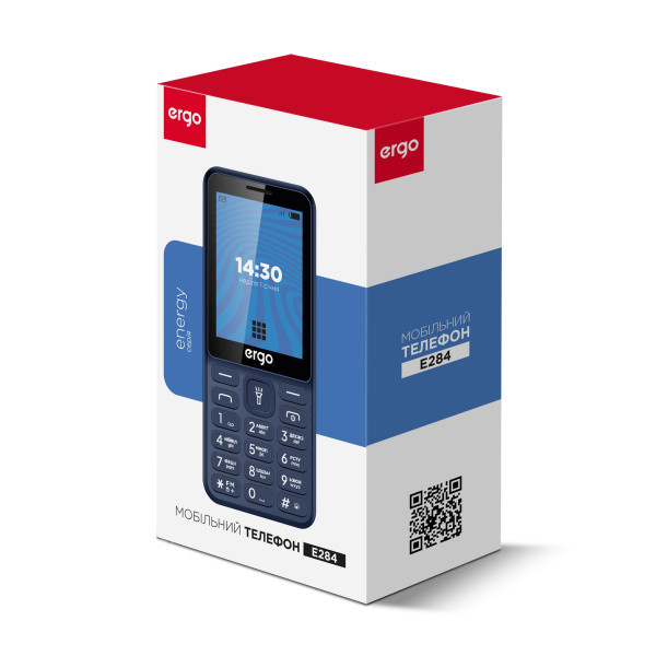 Телефон ERGO E284 Blue Харків - зображення 6
