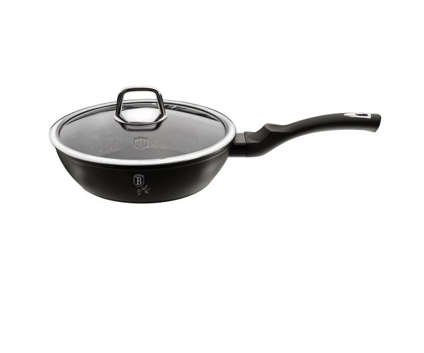 Сковорода глибока Berlinger Haus Black Silver Collection BH-1853 24 см Київ - зображення 1