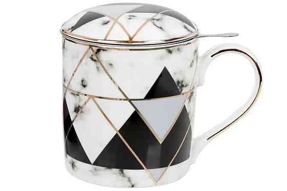 Чайник для заварювання Bona Di 331-733 380 мл чорно-блакитний Киев