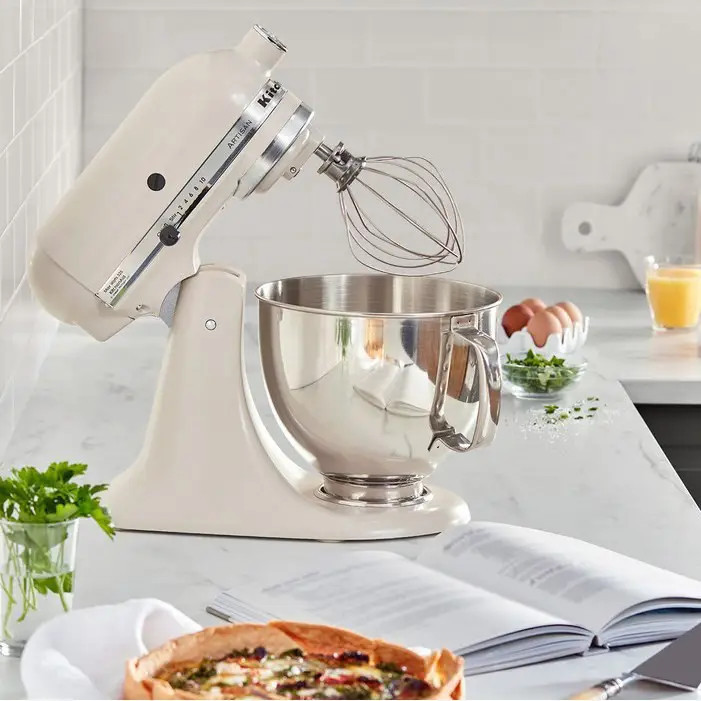 Міксер планетарний KitchenAid Artisan 5KSM125EMH 300 Вт молочний Київ - зображення 1