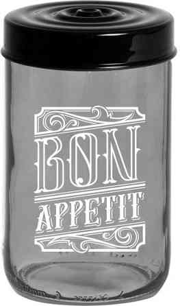 Банка для зберігання Herevin Transparent Grey 172441-146-6816191 660 мл Киев