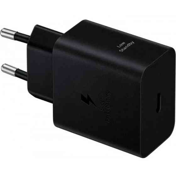 Мережевий зарядний пристрій Samsung Compact Power Adapter 45W Type-C + cable Type-C Black (EP-T4511X Харків