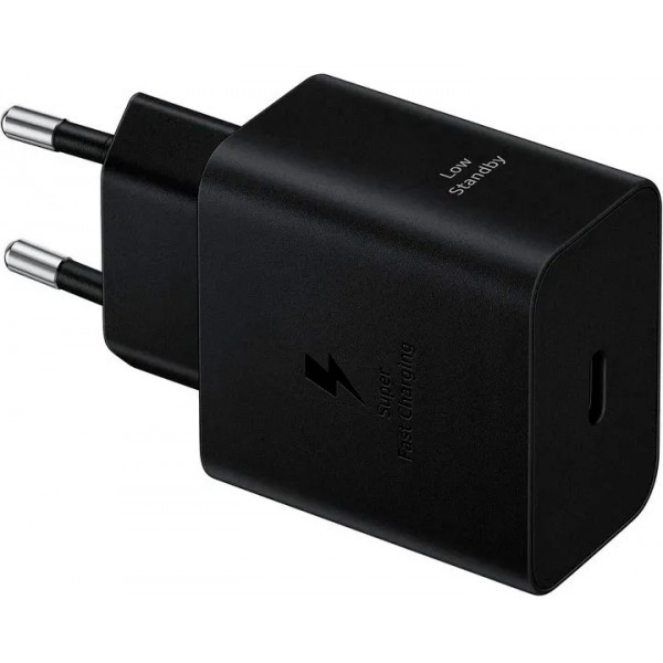 Мережевий зарядний пристрій Samsung Compact Power Adapter 45W Type-C + cable Type-C Black (EP-T4511X Харків - зображення 2