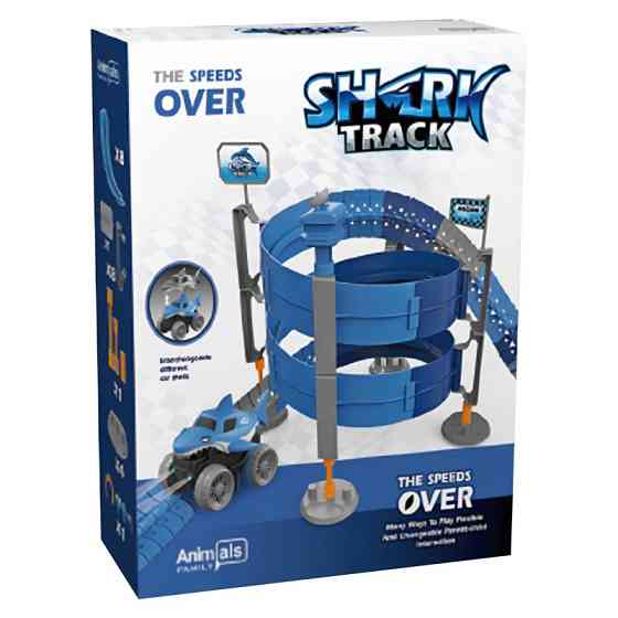 Интерактивный трек с инерционной машинкой SHT 5510-9 Deluxe Edition Shark Trak (138pcs/1CAR) Херсон