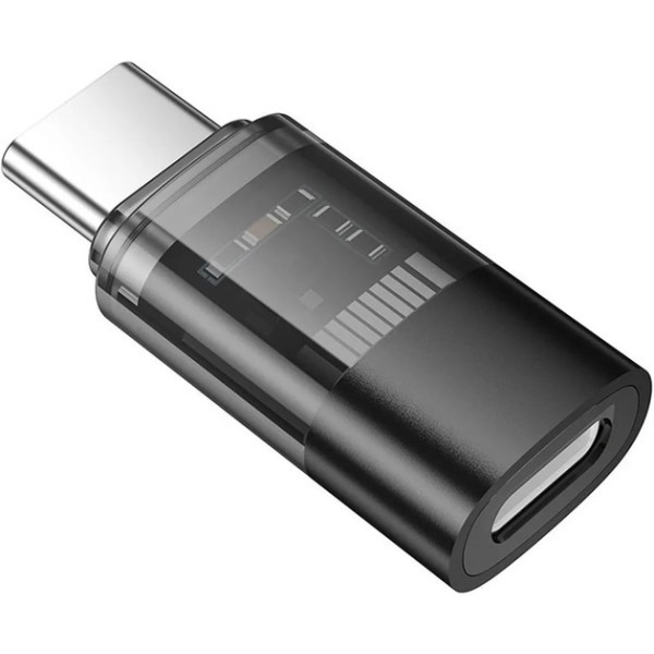 Адаптер Hoco UA36D Type-C to Lightning (M/F) Black Харьков - изображение 6