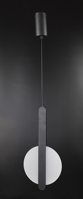 Люстра стельова LED AA229 Чорний 65-180х6х20 см. Київ - зображення 1