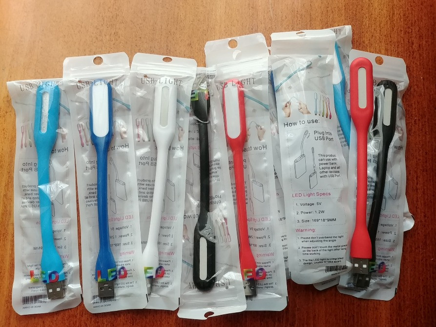 Силиконовая светодиодная USB лампа, фонарик, ночник, светильник Лубни - зображення 2