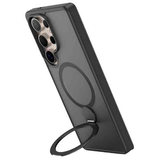 TPU+PC чехол MagSafe Colorful HQ Ring для Samsung Galaxy S25 Ultra Херсон