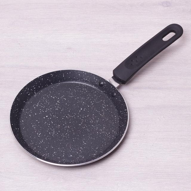 Сковорода млинна з литого алюмінію з антипригарним покриттям 20 см Kamille a0618MR Київ - зображення 1