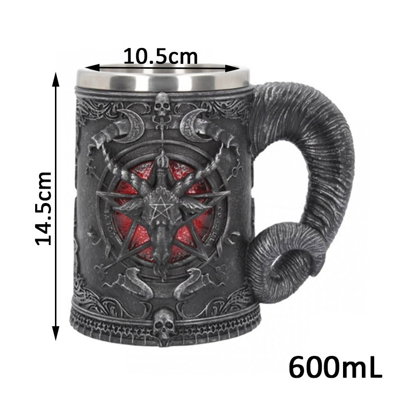 Кружка Чашка Бафомет Викинговая 3 Мелот Тора Звезда Игра Престолов (код 00489) Київ - зображення 9