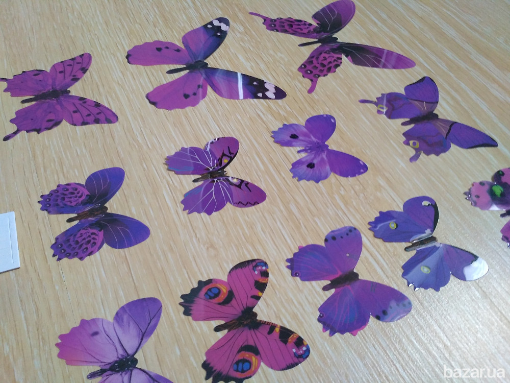 Бабочки №1 декор на холодильник Бориспіль - зображення 3