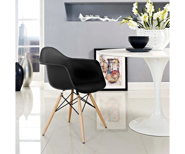 Крісло Тауер Вуд барне чорне Дніпро - зображення 4