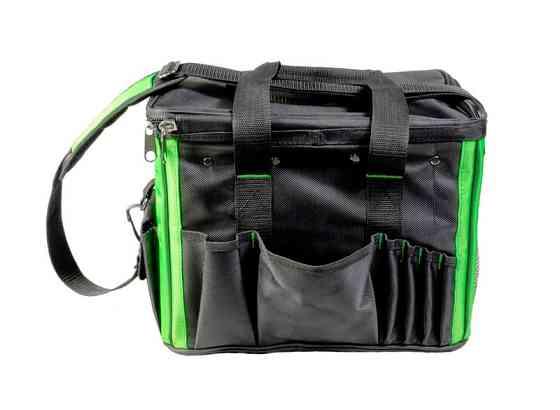 Сумка для инструментов MASTERTOOL 360х270х240 мм 23 кармана усиленное дно съемный ремешок 1680 DEN 7 Харків