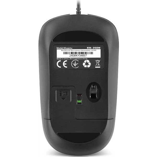 Мишка REAL-EL RM-222 USB Black (EL123200040) Харків - зображення 8