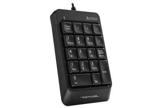 Клавиатура компьютерная проводная цифровой блок A4Tech Fstyler Numeric Keypad FK13P(Black) черная Київ