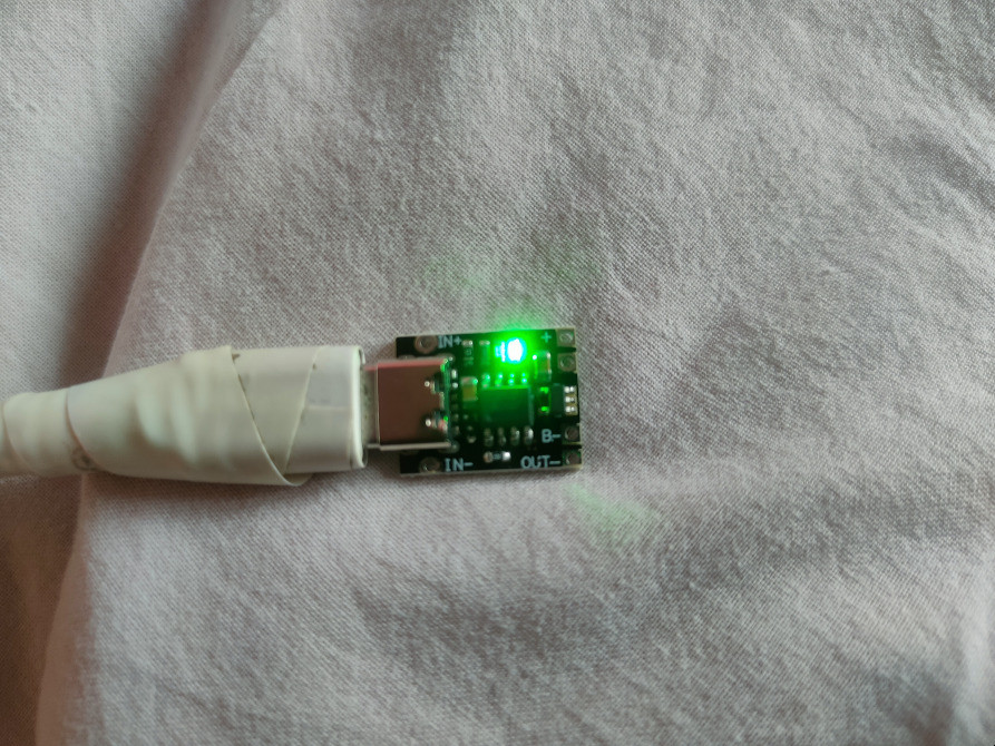 Мини-контроллер заряда TP4057 USB-Type-C 5V 1A Київ - зображення 7