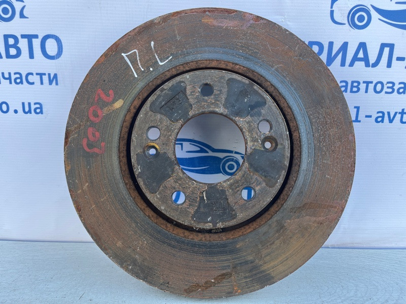 Диск тормозной передний Hyundai Sonata YF 2.4 БЕНЗИН G4KJ 2010 (б/у) Київ - зображення 1