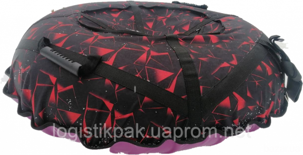 Тюбинг Ватрушка для снега 100 см "Rosso" (Оксфорд) Харків - зображення 5