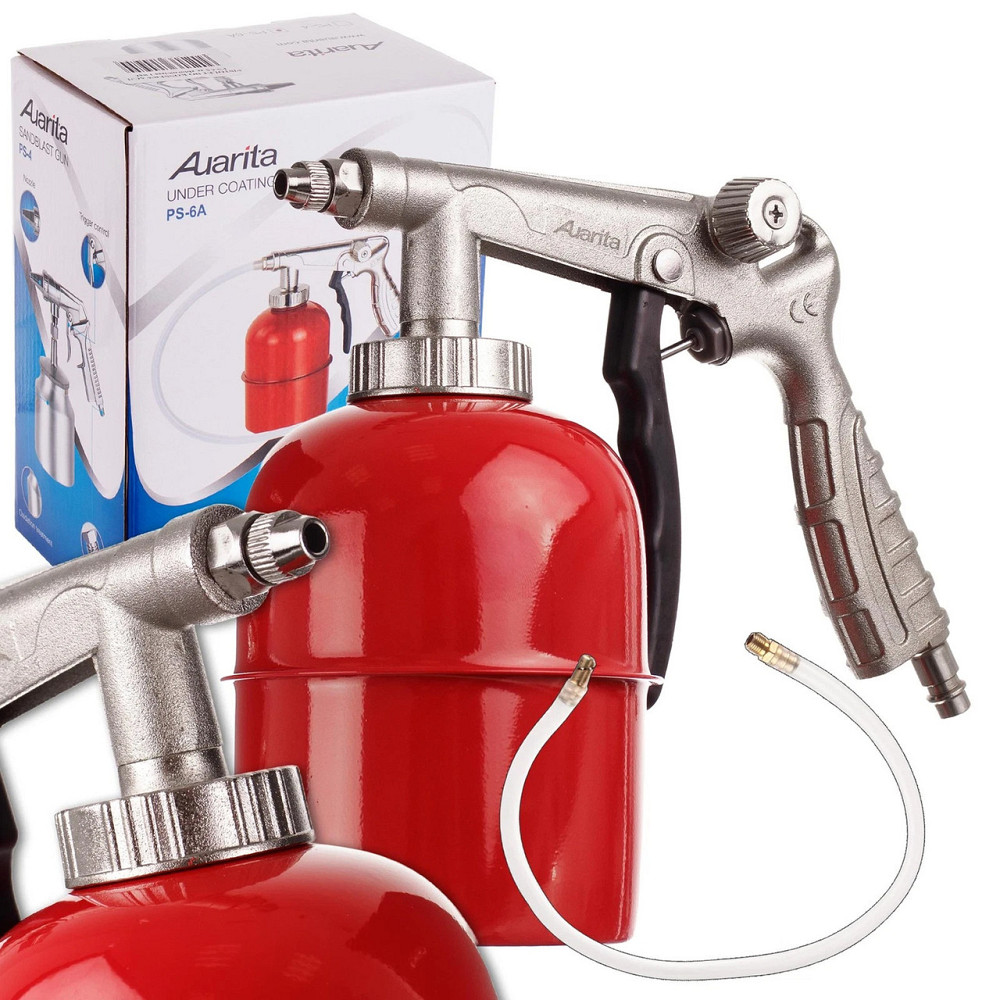 Пневмопистолет для нанесения антигравийных и антикоррозионных покрытий с бачком 800мл и гибкой насад Харьков - изображение 4