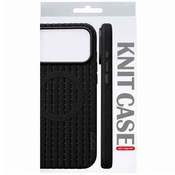 Уценка Чехол TPU Knit Case with Magnetic Fit для Apple iPhone 17 Pro / 18 Pro (6.3") Херсон