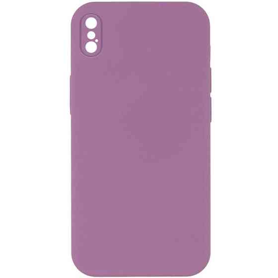 Чехол Silicone Case Square Full Camera Protective (AA) NOLOGO для Apple iPhone X / XS (5.8") Херсон