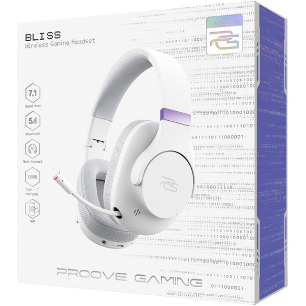 Bluetooth-гарнітура Proove Gaming Bliss (APP) White (GHBLPP010002) (Код товару:41631) Харків - зображення 5