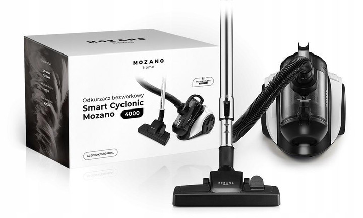Пылесос Mozano Smart СyСloniС Biały AGD-ODK-B-02-BIAL 4000 Вт белый Київ - зображення 3