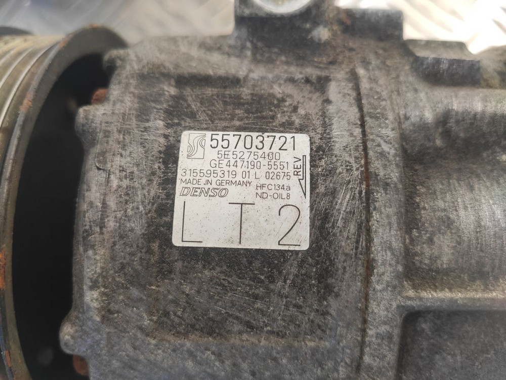 Компрессор кондиционера Opel Corsa 1.3 cdti 2006-2014 (55703721) Ковель - зображення 6