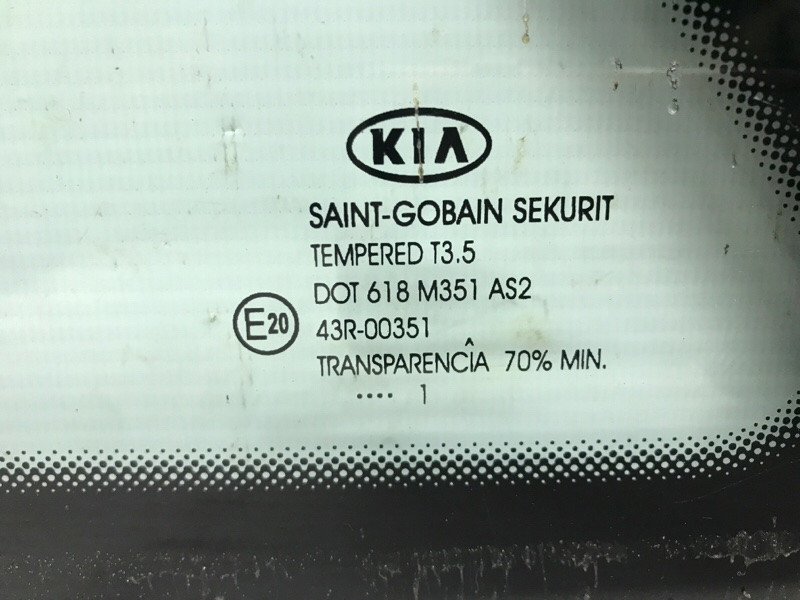 Стекло в кузов заднее правое Kia Ceed ED 1.6 DIESEL D4FB 2006 (б/у) Киев - изображение 3